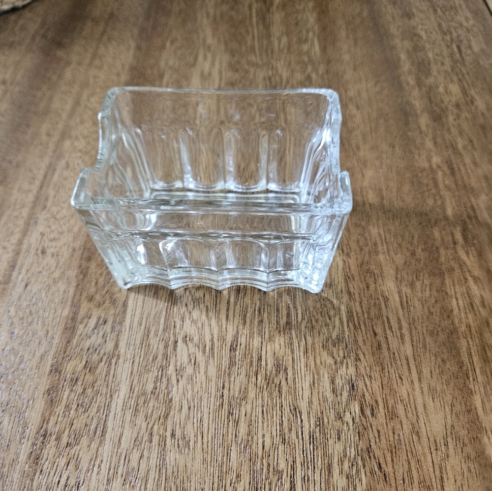 Glass Sugar Packet Holder Vintage